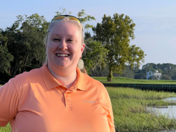 Staff member Leigh Ann Farmer